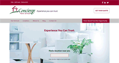 Desktop Screenshot of conciergehomeservices.com