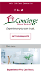 Mobile Screenshot of conciergehomeservices.com